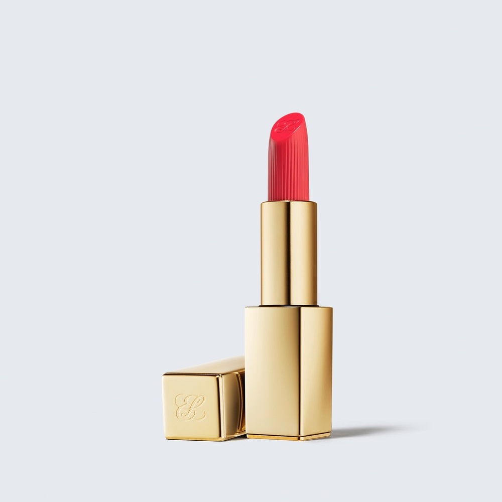 Estee Lauder Pure Color Creme Red Coral Lipstick 330 0.12oz NIB